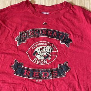 Majestic Men’s 3X New Big and Tall Cincinnati Reds Baseball T-Shirt